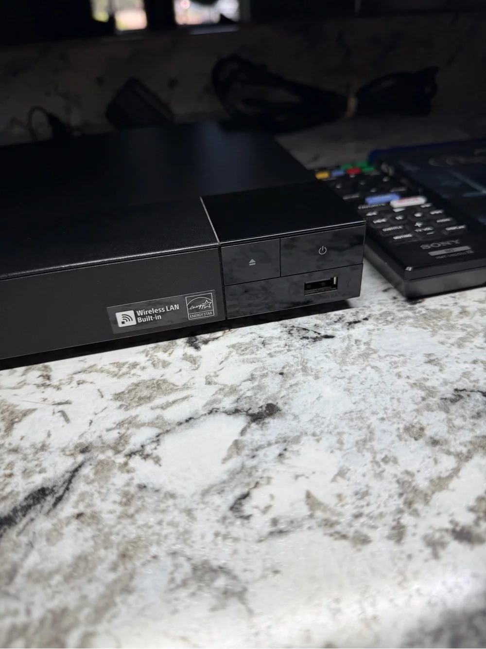 Sony BDP-S3700 Blu-Ray Player Full HD Streaming Wireless With Remote